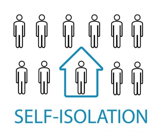 self isolate graphic